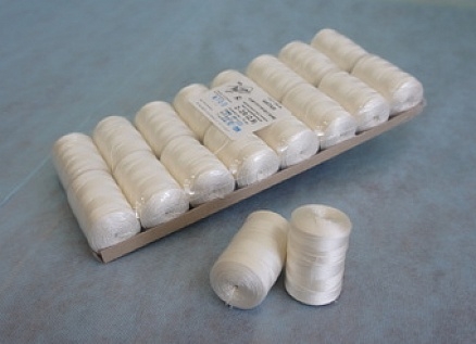 Шёлковые кручёные нестерильные нитки